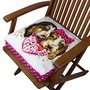 Aberto Design Cojín YM1177 Multicolor 42 x 42 cm